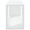 Szafka pod TV, biała, 80x24x32 cm, materiał drewnopochodny