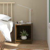 Szafki nocne, 2 szt., miodowe, 35,5x33,5x41,5, drewno sosnowe