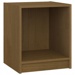 Szafki nocne, 2 szt., miodowe, 35,5x33,5x41,5, drewno sosnowe