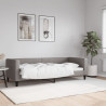 Sofa z funkcją spania, kolor taupe, 80x200 cm, obite tkaniną