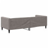 Sofa z funkcją spania, kolor taupe, 80x200 cm, obite tkaniną