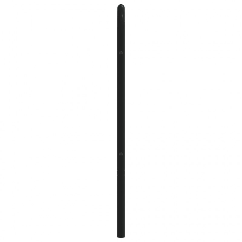Metalowe wezgłowie, czarne, 180 cm