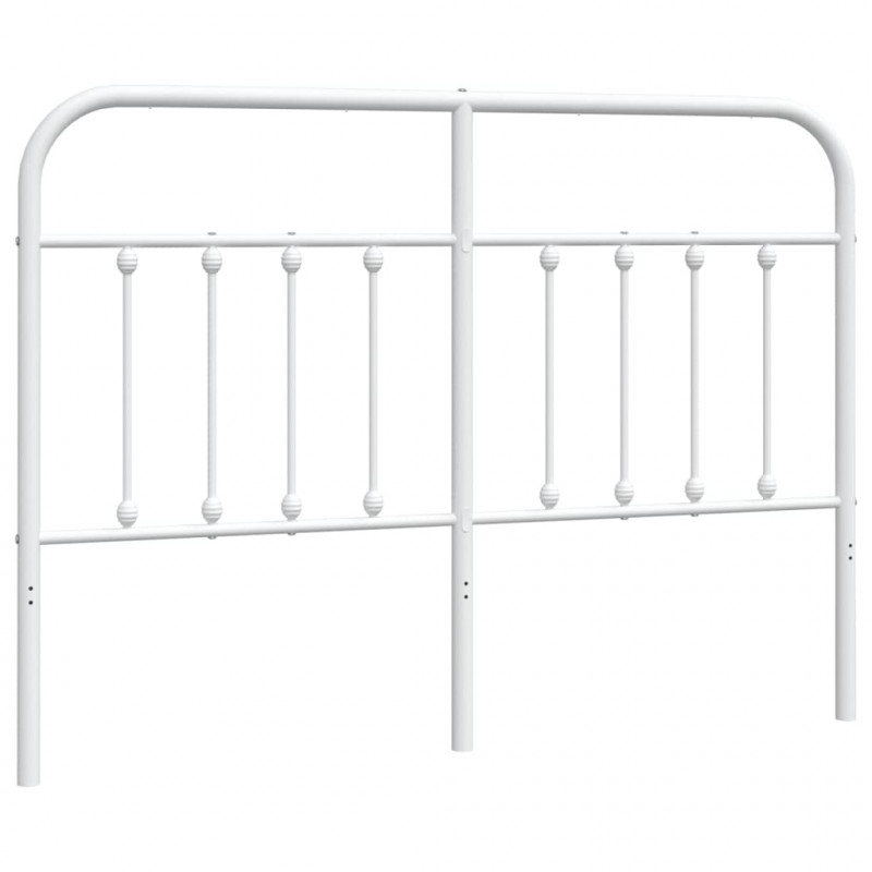 Metalowe wezgłowie, białe, 150 cm