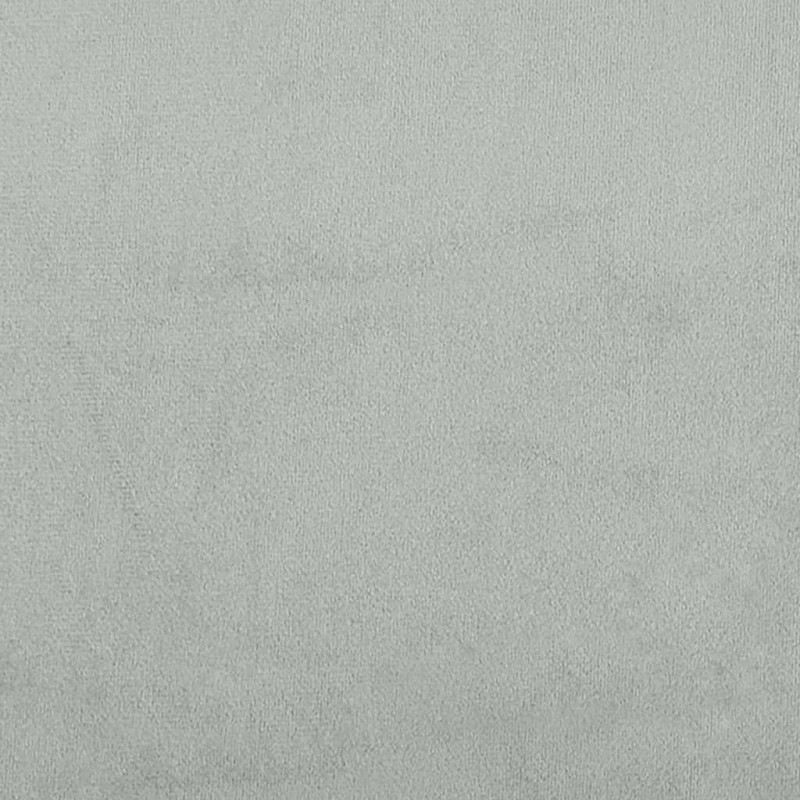 Poduszki ozdobne, 2 szt., jasnoszare, Ø15x50 cm, aksamit