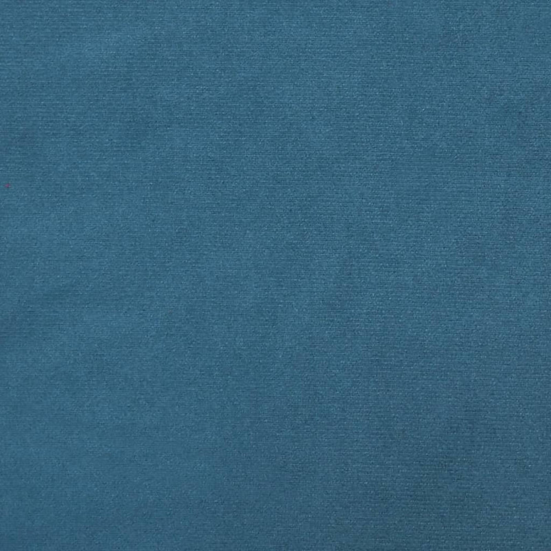 Łóżko dzienne, niebieskie, 90x200 cm, obite aksamitem