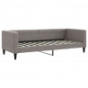 Sofa rozsuwana z szufladami, taupe, 80x200 cm, tkanina