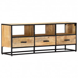 Szafka pod TV, 120 x 30 x 45 cm, z litego drewna mango