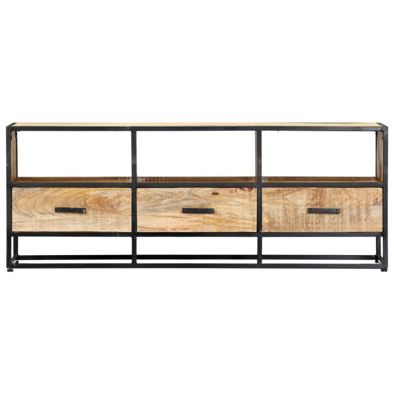 Szafka pod TV, 120 x 30 x 45 cm, z litego drewna mango