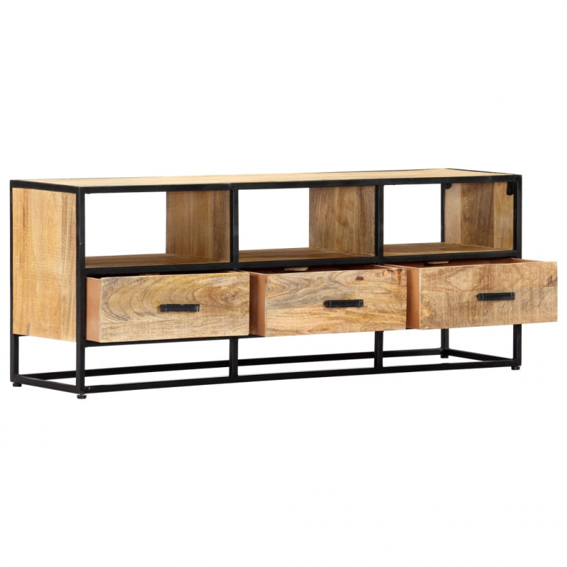 Szafka pod TV, 120 x 30 x 45 cm, z litego drewna mango