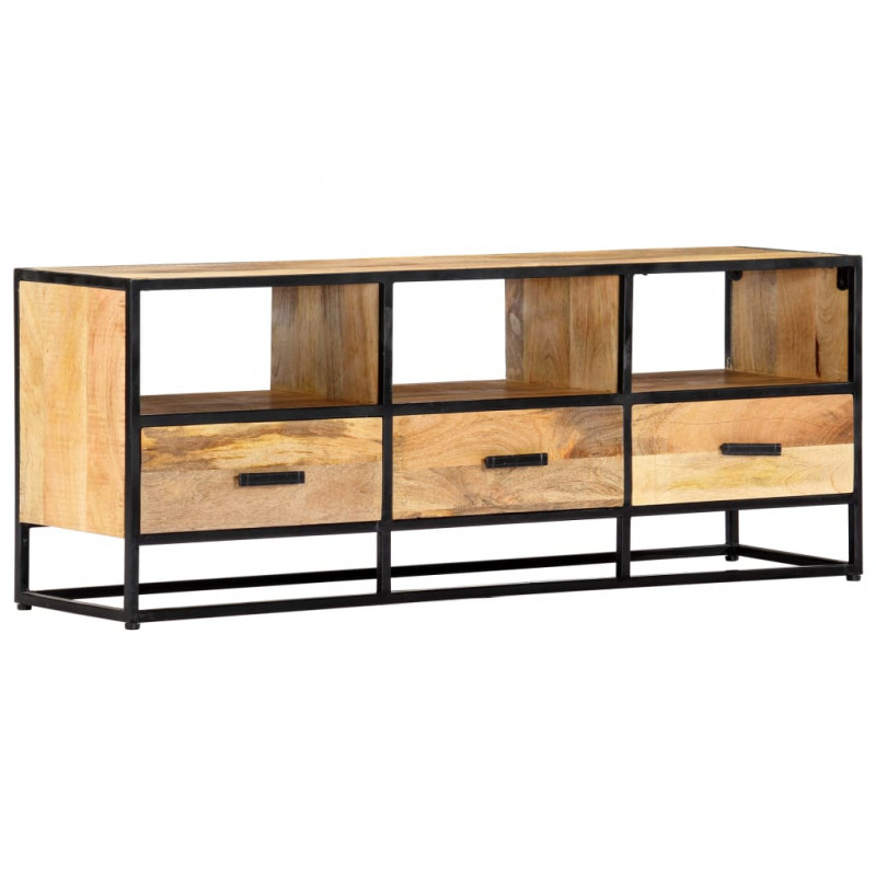 Szafka pod TV, 120 x 30 x 45 cm, z litego drewna mango