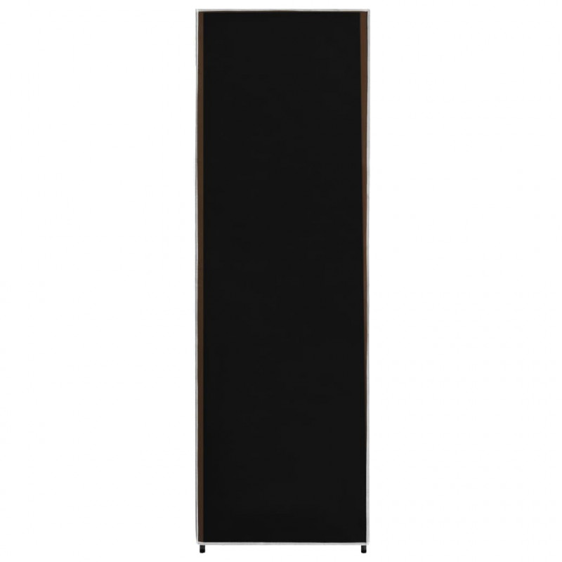 Szafa, czarna, 87 x 49 x 159 cm, materiałowa