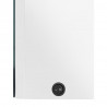Szafka łazienkowa z lustrem i LED, lśniąca biel, 80x12x68 cm