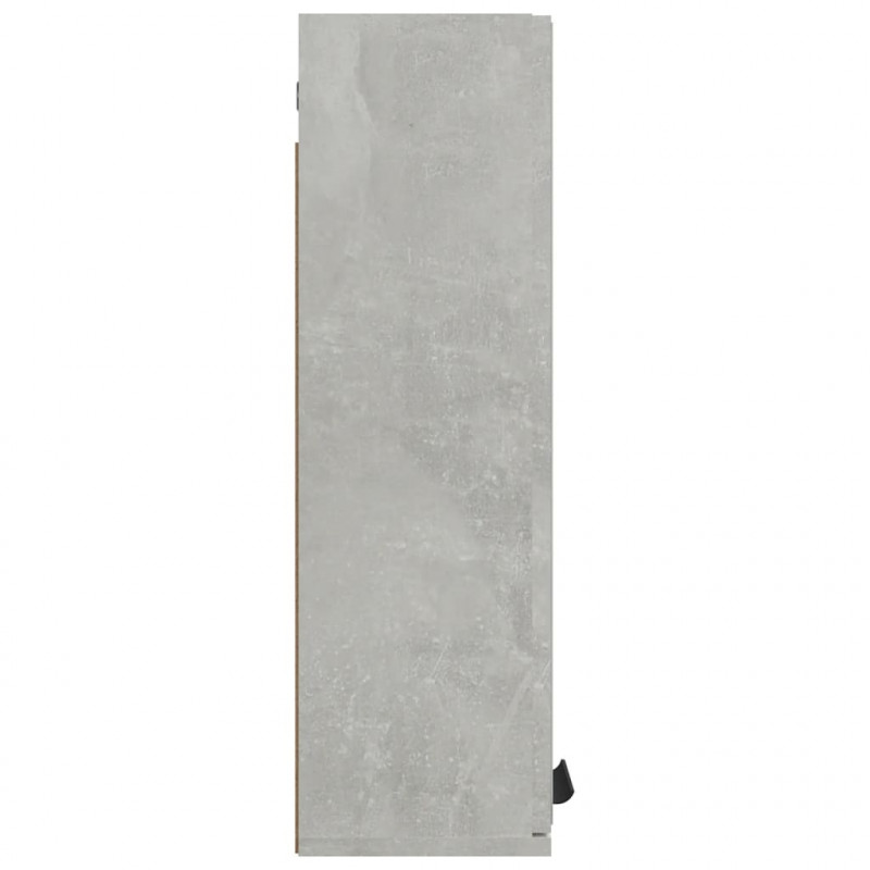 Szafka łazienkowa z lustrem, szarość betonu, 64x20x67 cm