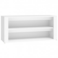 Półka na buty, biała, 100x35x45 cm