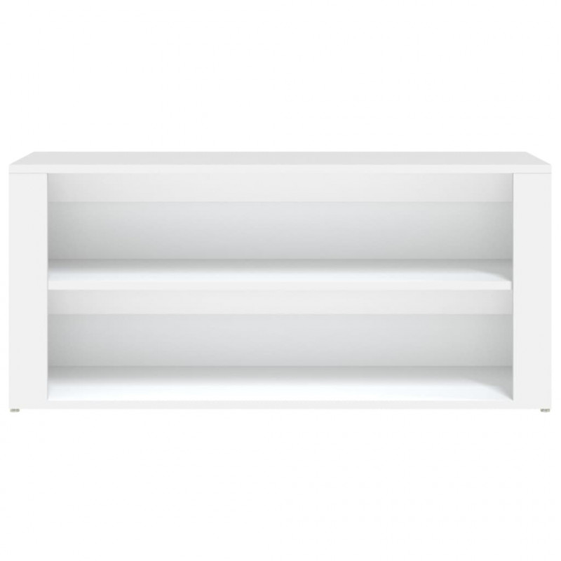 Półka na buty, biała, 100x35x45 cm