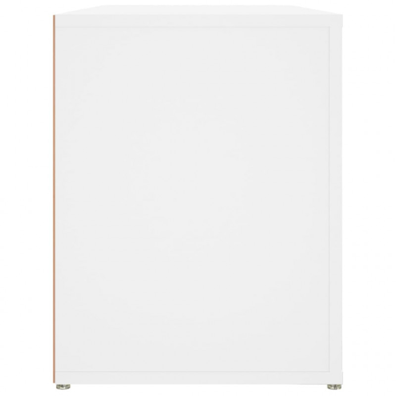 Półka na buty, biała, 100x35x45 cm