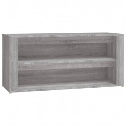 Szafka na buty, szary dąb sonoma, 100x35x45 cm