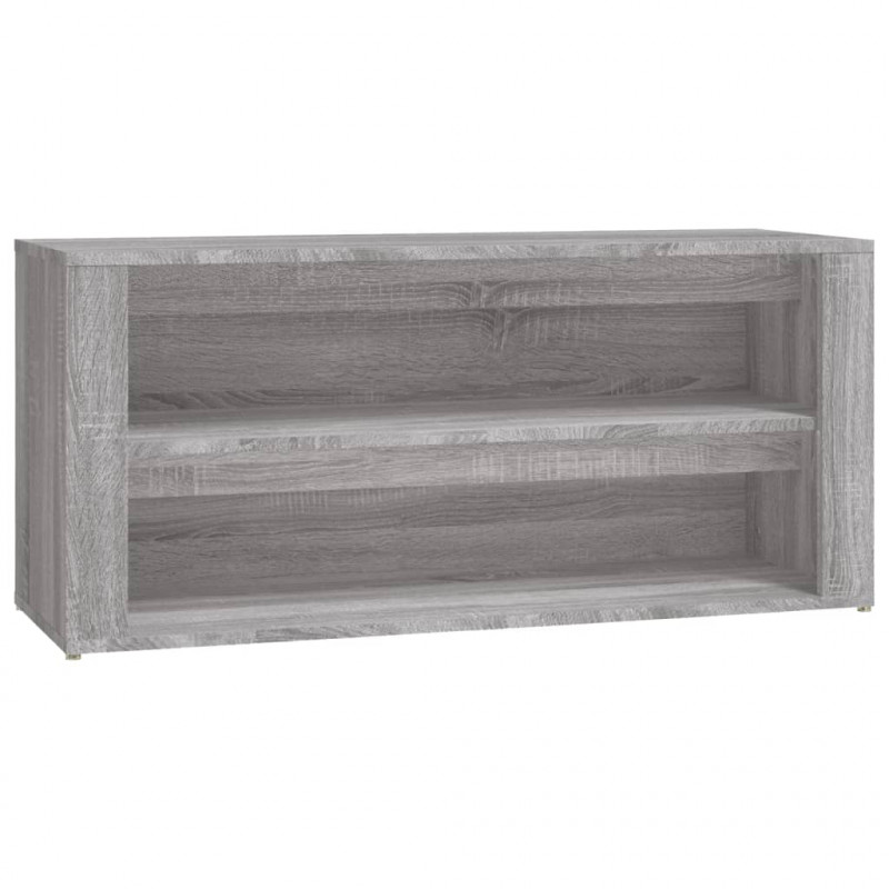 Szafka na buty, szary dąb sonoma, 100x35x45 cm