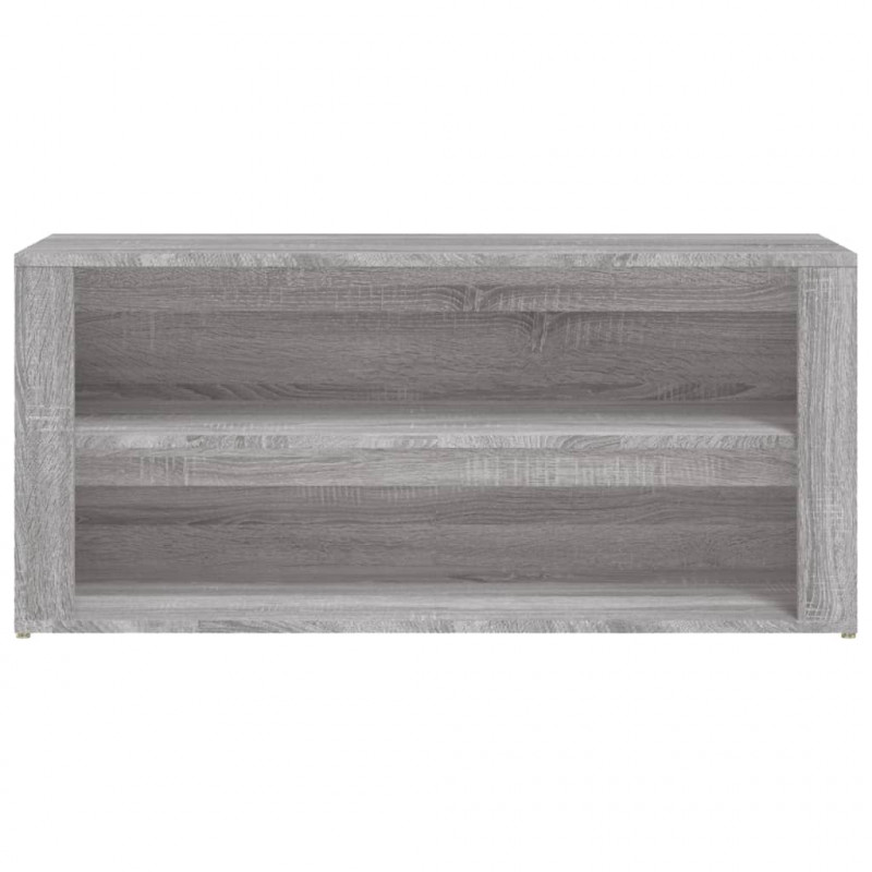 Szafka na buty, szary dąb sonoma, 100x35x45 cm