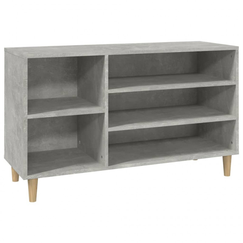 Szafka na buty, szarość betonu, 102x36x60 cm