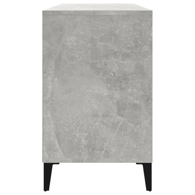 Szafka na buty, szarość betonu, 102x36x60 cm