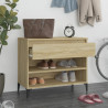 Szafka na buty, dąb sonoma, 70x36x60cm, materiał drewnopochodny