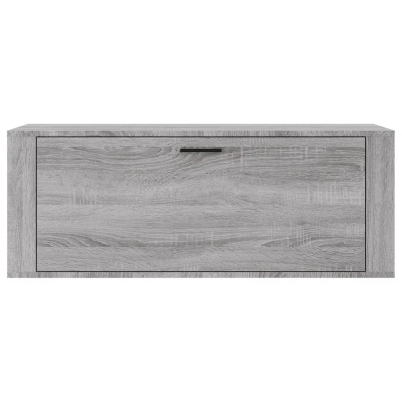 Szafka na buty, ścienna, szary dąb sonoma, 100x35x38 cm