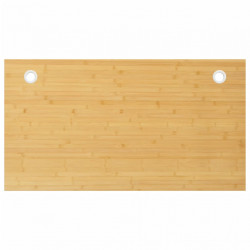 Blat do biurka, 100x60x4 cm, bambusowy