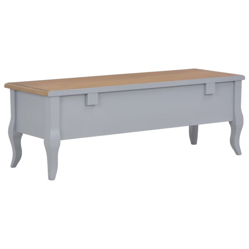 Szafka pod TV, szara, 100 x 35 x 35 cm, drewniana