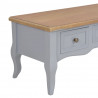 Szafka pod TV, szara, 100 x 35 x 35 cm, drewniana