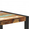 Stolik typu konsola, 150 x 35 x 76 cm, lite drewno z odzysku