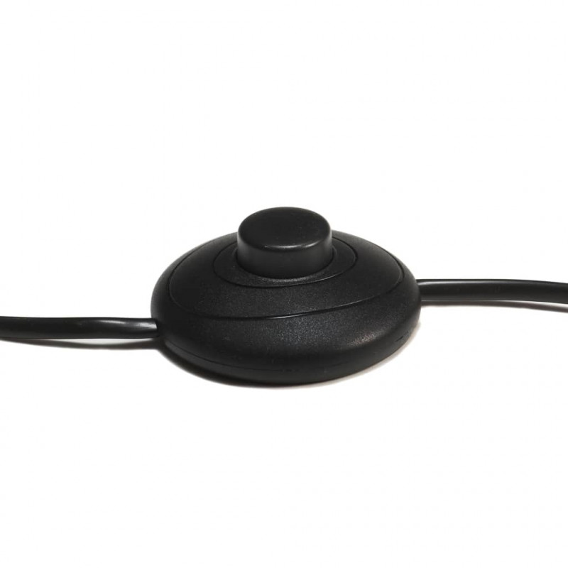 Lampa podłogowa na trójnogu, czarno-złota, drewno, 141 cm