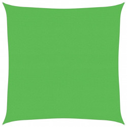 Żagiel przeciwsłoneczny, 160 g/m², jasnozielony, 4x4 m, HDPE