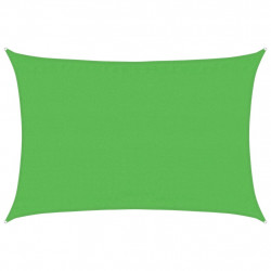 Żagiel przeciwsłoneczny, 160 g/m², jasnozielony, 3,5x5 m, HDPE