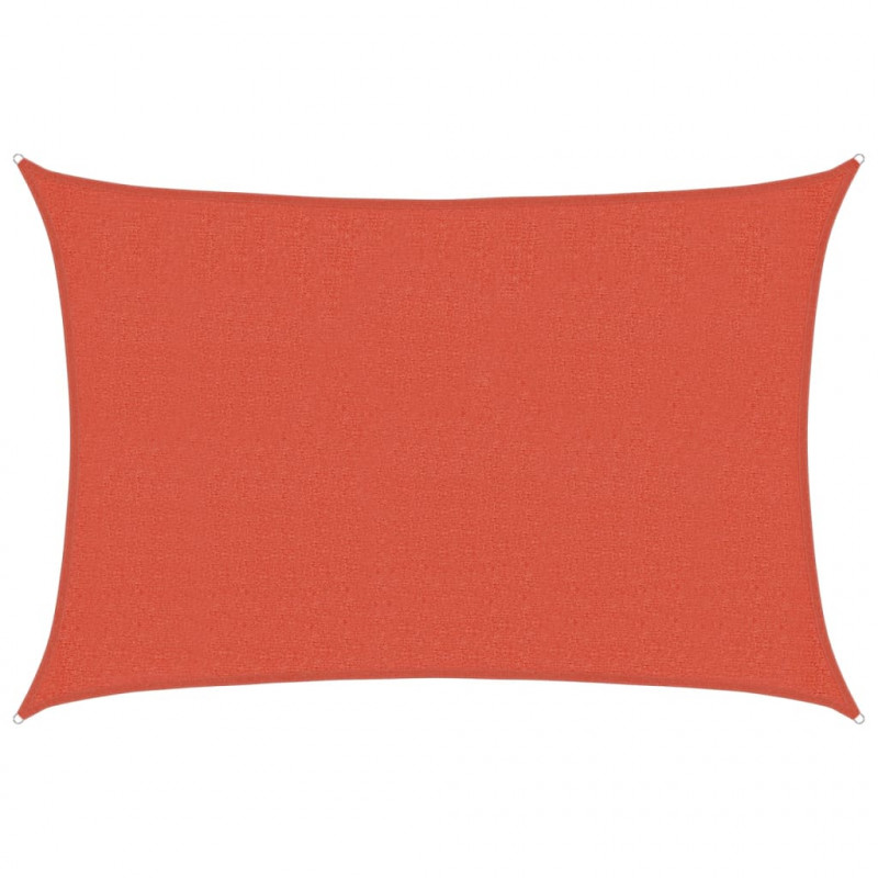 Żagiel przeciwsłoneczny, 160 g/m², terakotowy, 2,5x4 m, HDPE