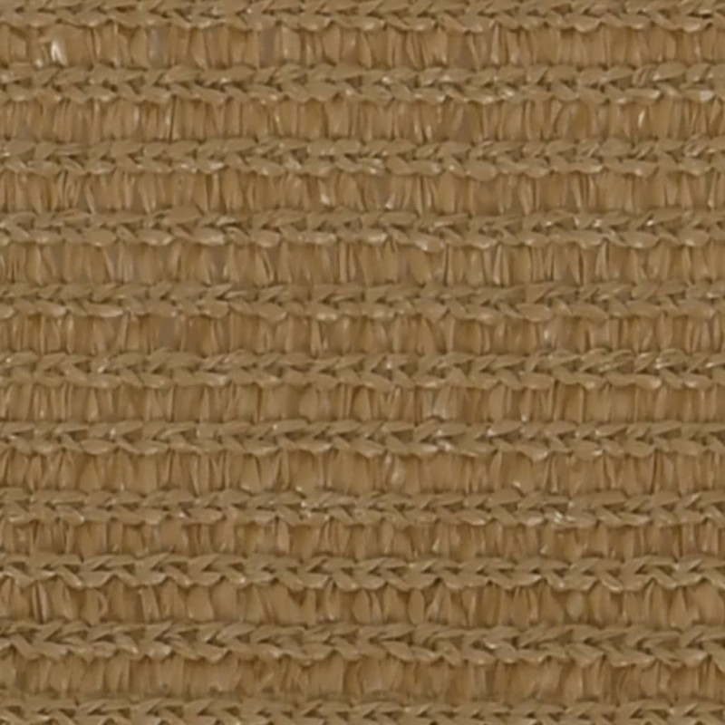 Żagiel przeciwsłoneczny, 160 g/m², kolor taupe, 2,5x4 m, HDPE