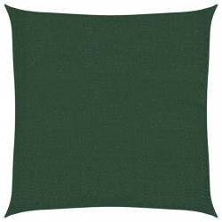 Żagiel przeciwsłoneczny, 160 g/m², ciemnozielony, 2x2 m, HDPE