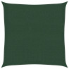 Żagiel przeciwsłoneczny, 160 g/m², ciemnozielony, 2x2 m, HDPE