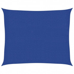 Żagiel przeciwsłoneczny, 160 g/m², niebieski, 2,5x3 m, HDPE