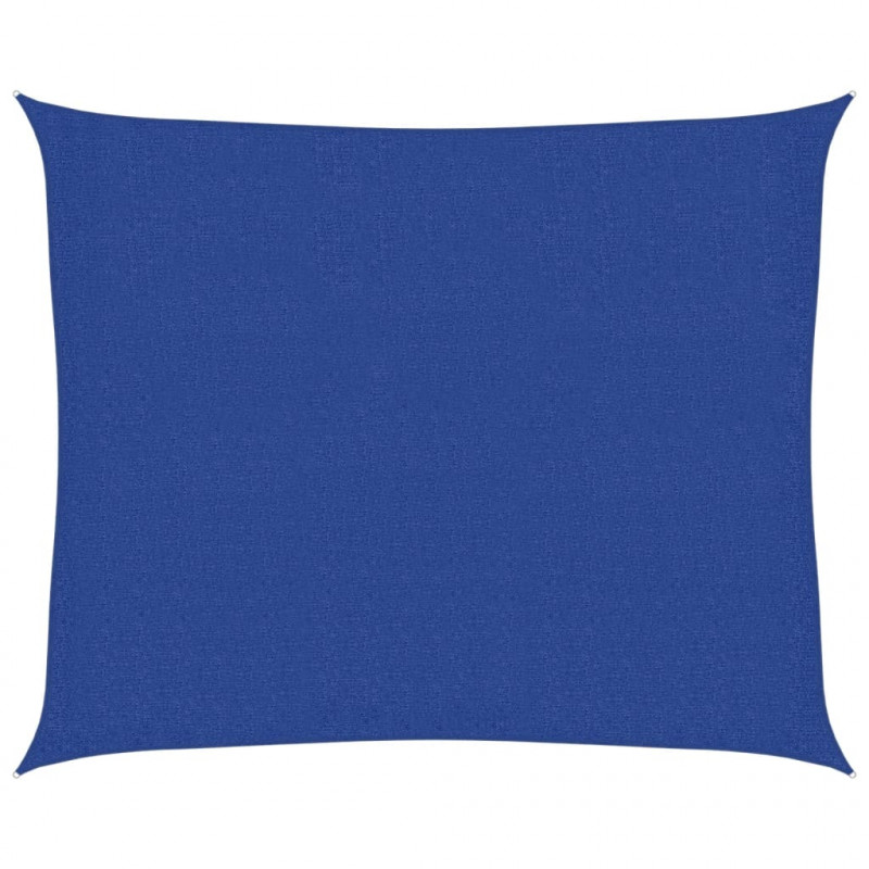 Żagiel przeciwsłoneczny, 160 g/m², niebieski, 2,5x3 m, HDPE