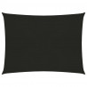Żagiel przeciwsłoneczny, 160 g/m², czarny, 6x7 m, HDPE