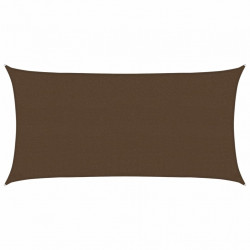 Żagiel przeciwsłoneczny, 160 g/m², brązowy, 2x3,5 m, HDPE