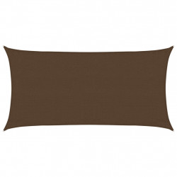 Żagiel przeciwsłoneczny, 160 g/m², brązowy, 3x6 m, HDPE
