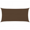 Żagiel przeciwsłoneczny, 160 g/m², brązowy, 3x6 m, HDPE