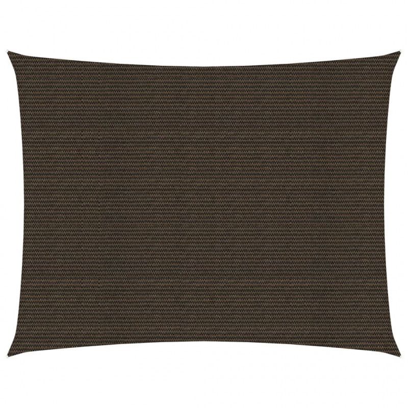 Żagiel przeciwsłoneczny, 160 g/m², brązowy, 6x7 m, HDPE