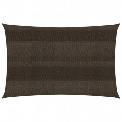 Żagiel przeciwsłoneczny, 160 g/m², brązowy, 6x8 m, HDPE