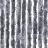 Zasłona przeciwko owadom, srebrna, 118x220 cm, szenil