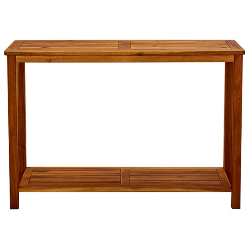Ogrodowy stolik konsolowy, 110x40x75 cm, lite drewno akacjowe