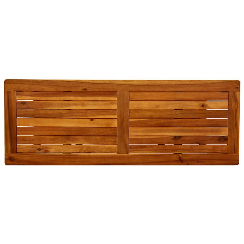 Ogrodowy stolik konsolowy, 110x40x75 cm, lite drewno akacjowe