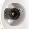 Industrialna lampa sufitowa, 25 W, biała, 42x27 cm, E27